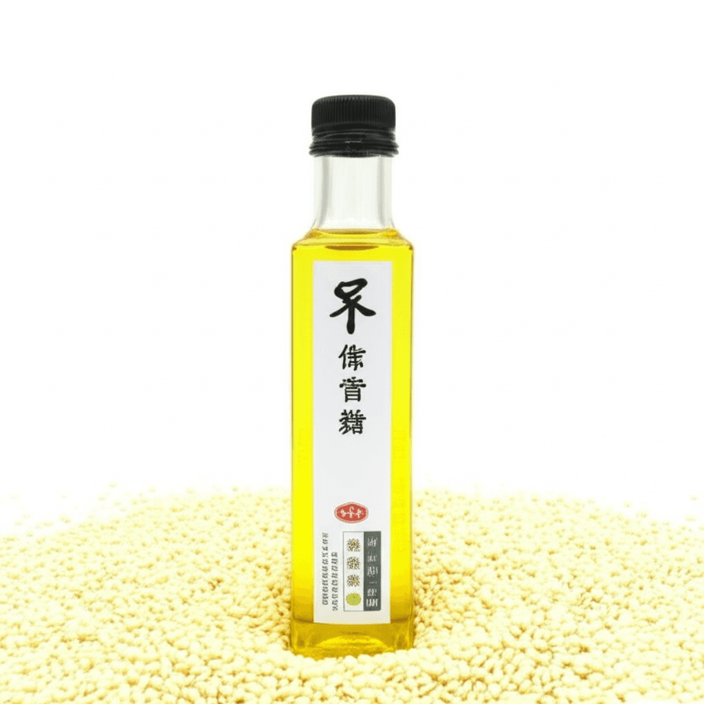 金弘白麻油展示